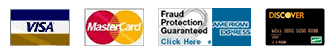 Credit Cards we Accept